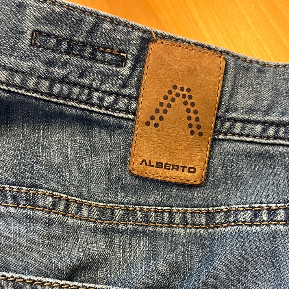 Alberto Stone Modern Fit  Blue Denim Jeans